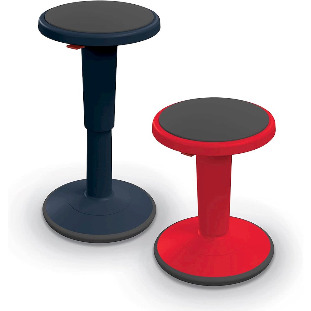 Hierarchy Height Adjustable Grow Stool- Short Stool (Red). Picture 3