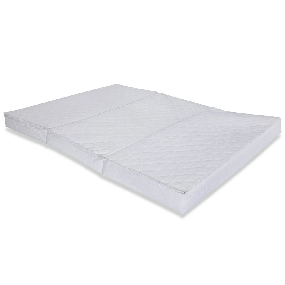 Multi-Use Waterproof Folding Portable Crib Mattress/Play Mat with Travel Carry Case, 1.5". Picture 3