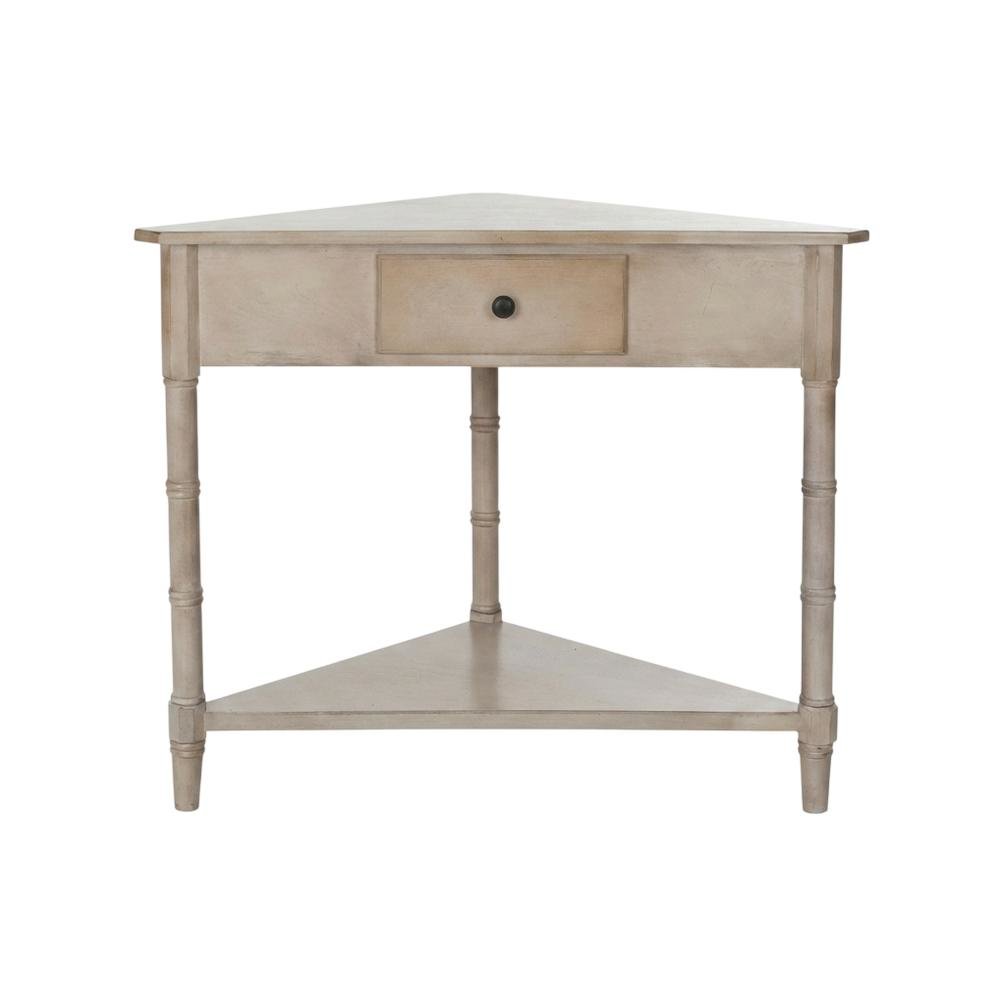 Corner Table with Storage Drawer in Modern Design for Compact Living. Picture 4