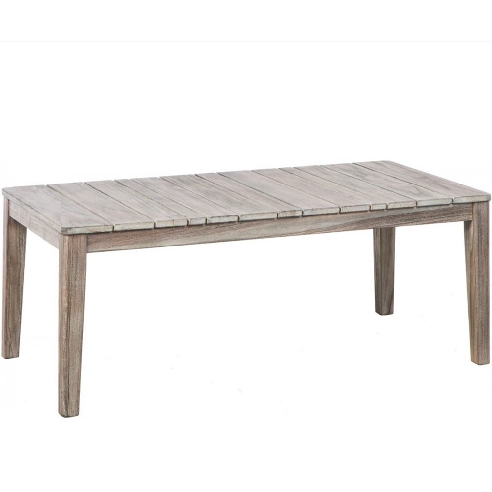 Cornwall Woven Wood Deep Seating Conversation Set with Sunbrella Cast Shale Cushions. Picture 3