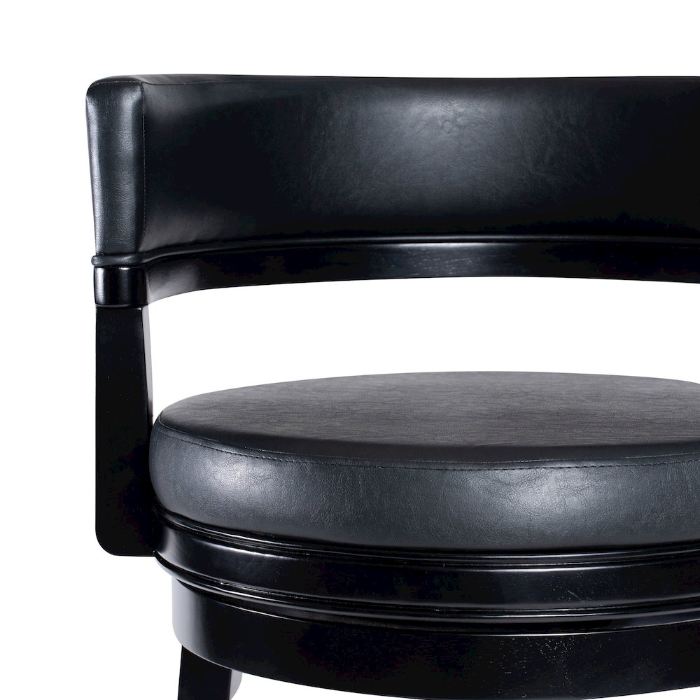 Balen Swivel Counter Stool - Black. Picture 7