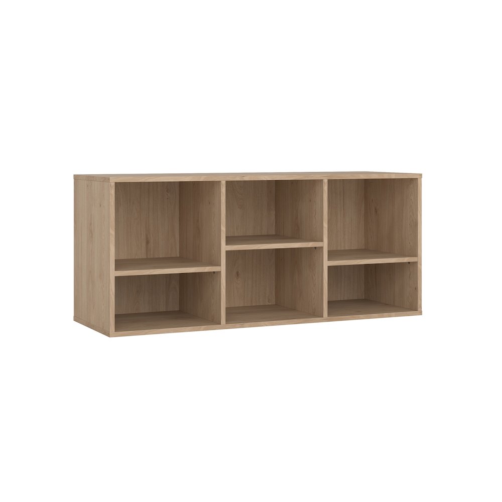 Hyper 6 Cubby Bench, Jackson Hickory. Picture 3