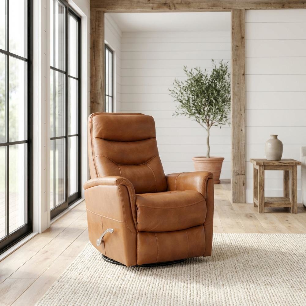 Gemini - Butterscotch Swivel Glider Recliner Two Pack. Picture 2
