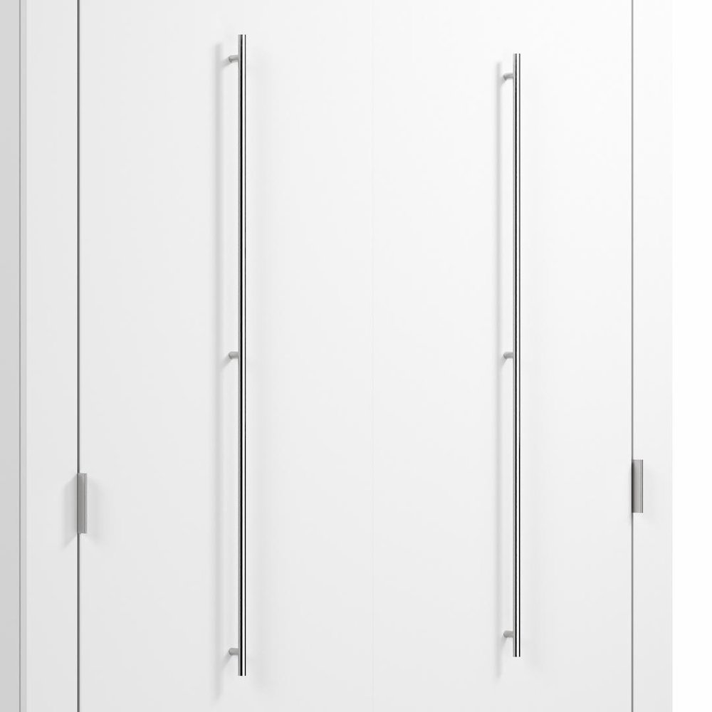 Orion Queen Murphy Bed with Storage Cabinet and Fold-Out Desk (97W). Picture 8