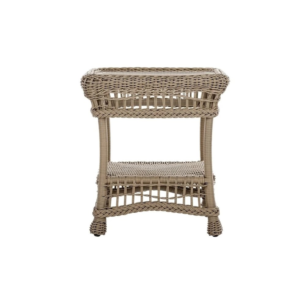 Outdoor Patio 3 Pc Cappuccino Furniture Conversation Set With Rocking Chair. Picture 2