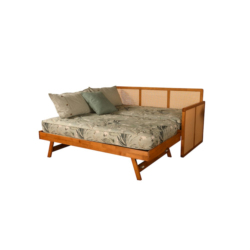 Abaco Daybed-Pop Up-Honey Finish-Takara Rain Mattresses. Picture 2
