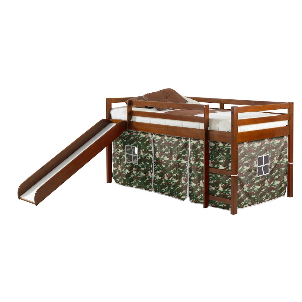 TENT BED ESPRESSO W/CAMO TENT KIT. Picture 1