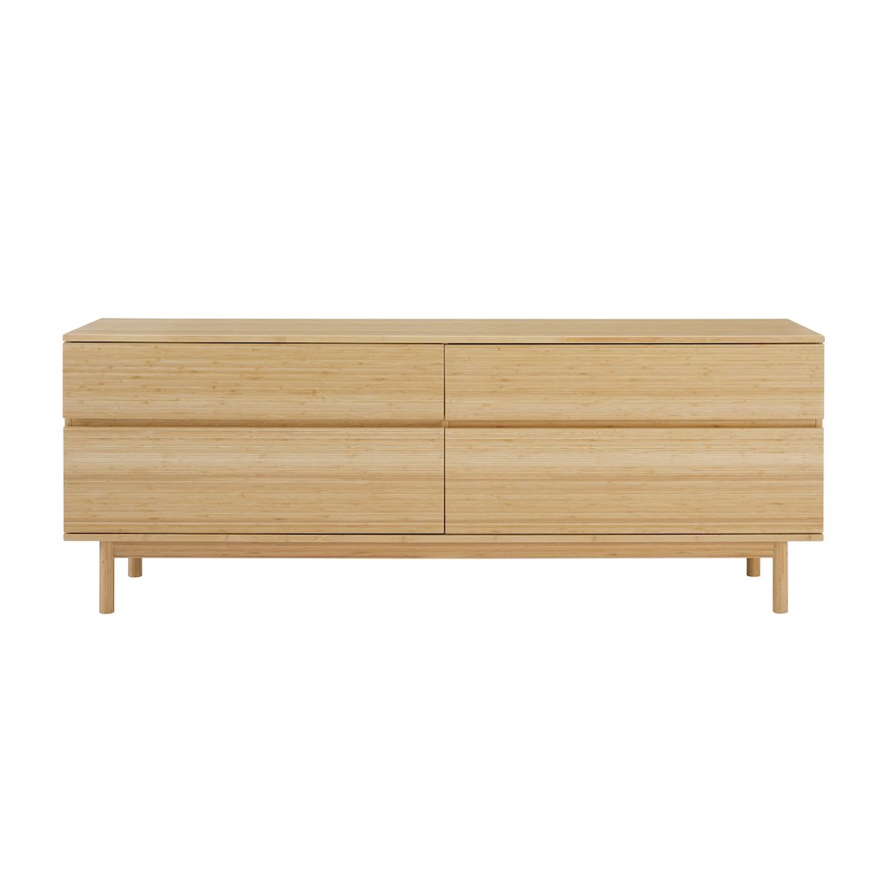 Monterey 4 Drawer Double Dresser, Wheat. Picture 2
