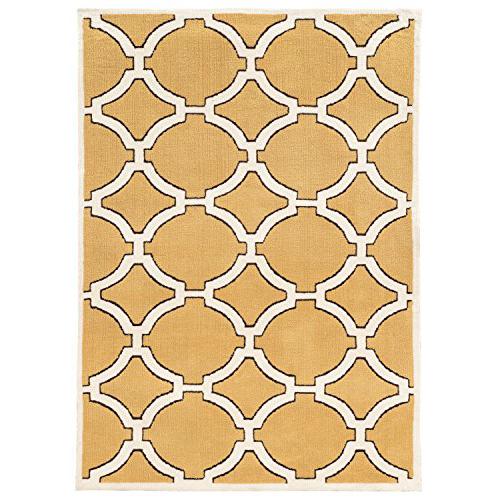 Geo Kelli Goldenrod & Ivory 5x7, Rug. Picture 1