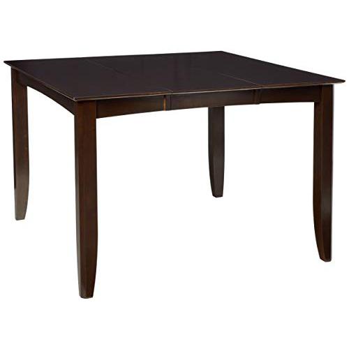 Elegant Counter Height Dining Table with Drop Leaf for Small Spaces. Picture 1