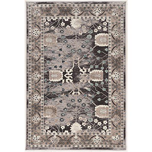 Vintage Zeigler Grey & Charcoal 9x12, Rug. Picture 1