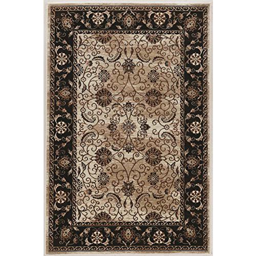 Vintage Isfahan Ivory & Blue 5x7.6, Rug. Picture 1