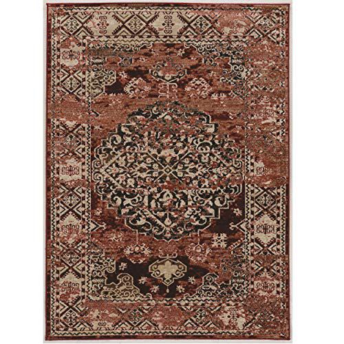 Vintage Nain Red & Beige 8x10, Rug. Picture 1