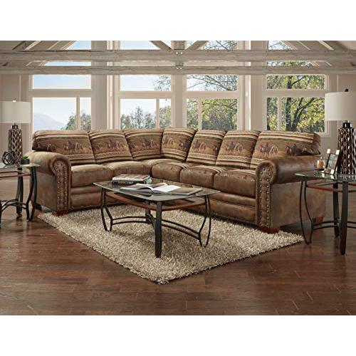 Wild Horses Two Piece Sectional Sofa. Picture 1