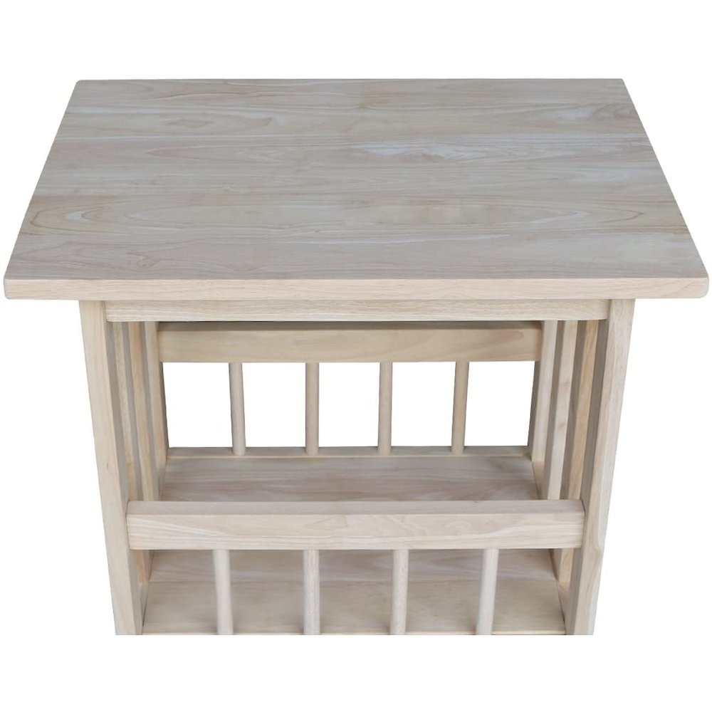 Mission Magazine End Table - 5239. Picture 3