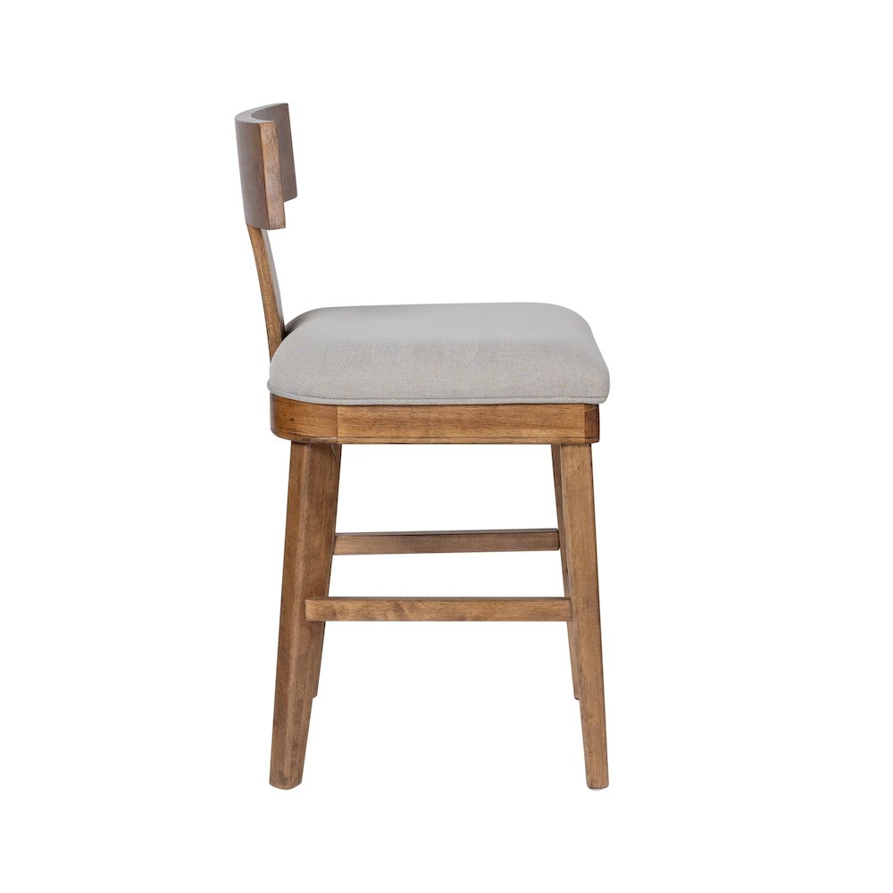 Theodora T- Back Counter Stool with Wood Seat Frame and Cushion. Picture 8