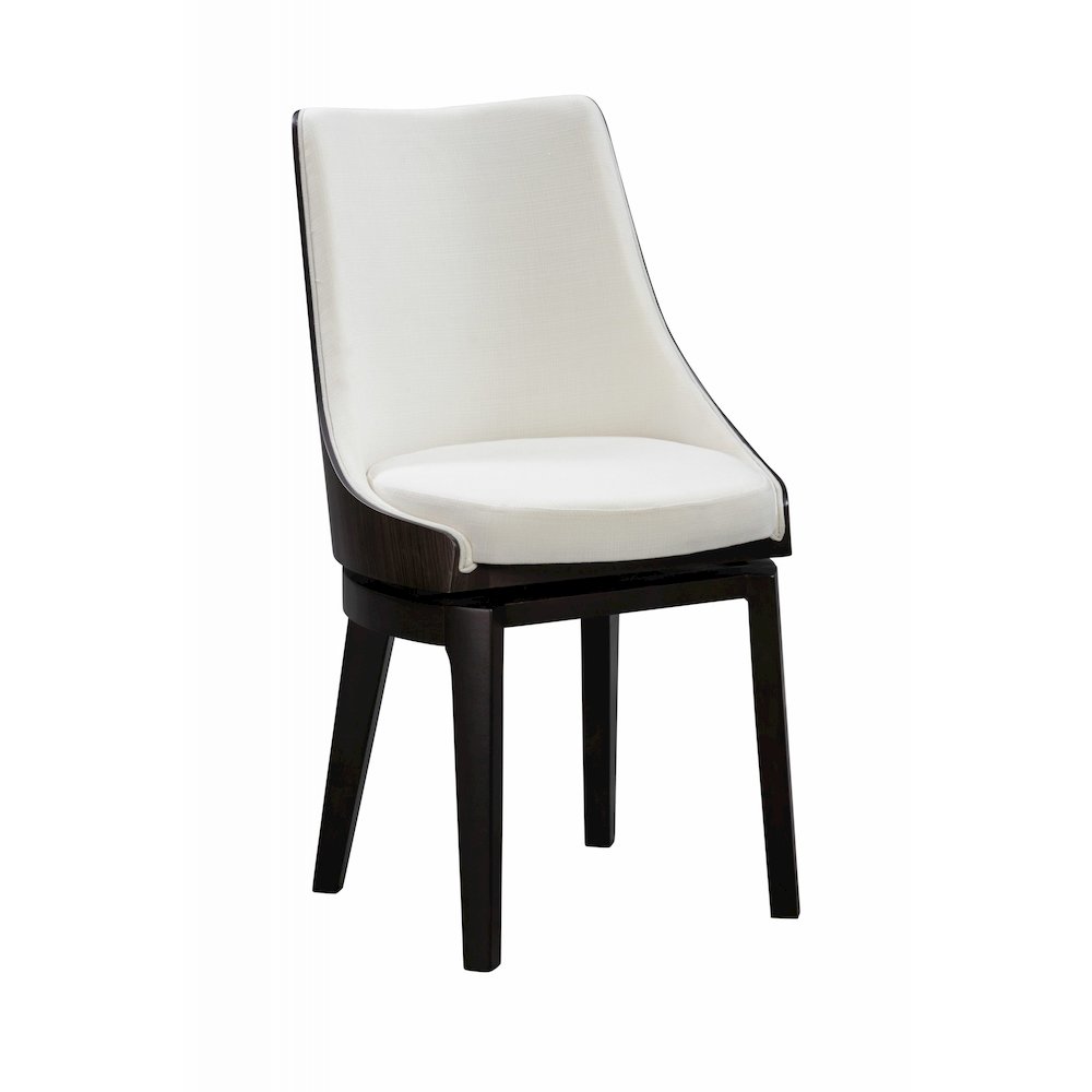 Orleans Swivel Low Back Dining Chairs - Set of 2. Picture 2
