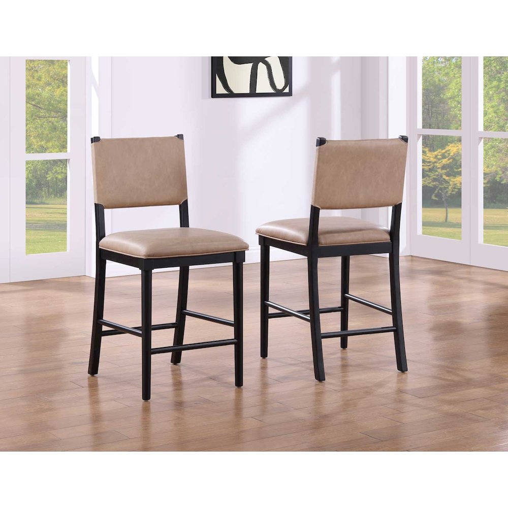 Oslo 24-inch Counter Stool, Midnight. Picture 7