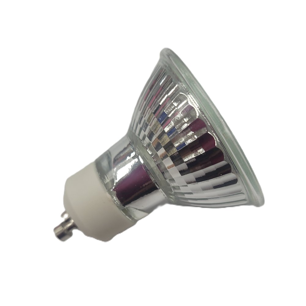 120V, MR-16, GU10 WITH FRONT GLASS, TWIST AND TURN, 50W, FLOOD. Picture 4
