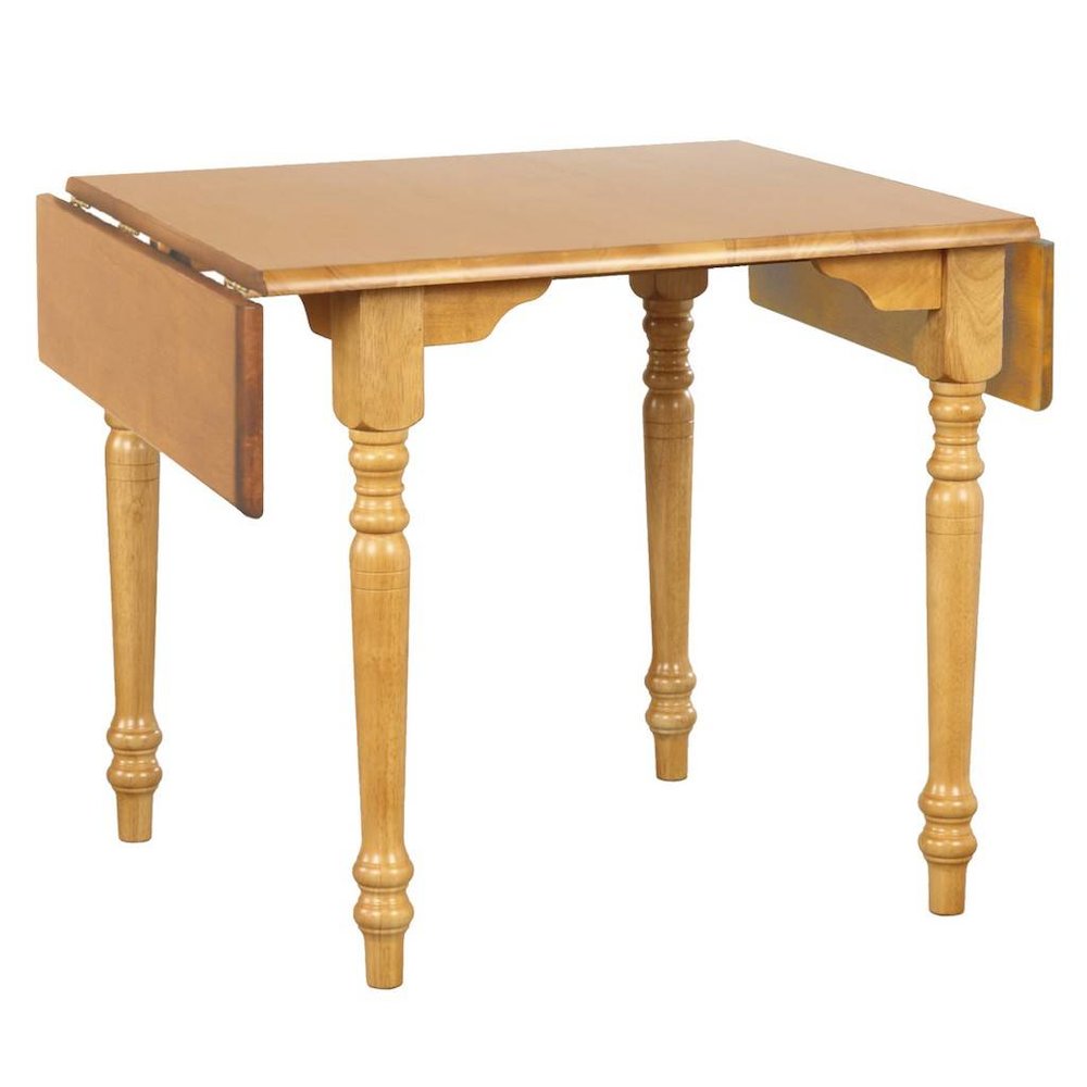 Selections 34-48" Rectangular Extendable Drop Leaf Dining Table. Picture 1