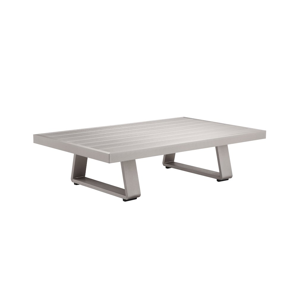 Air Coffee Table Grey In Aluminum. Picture 1