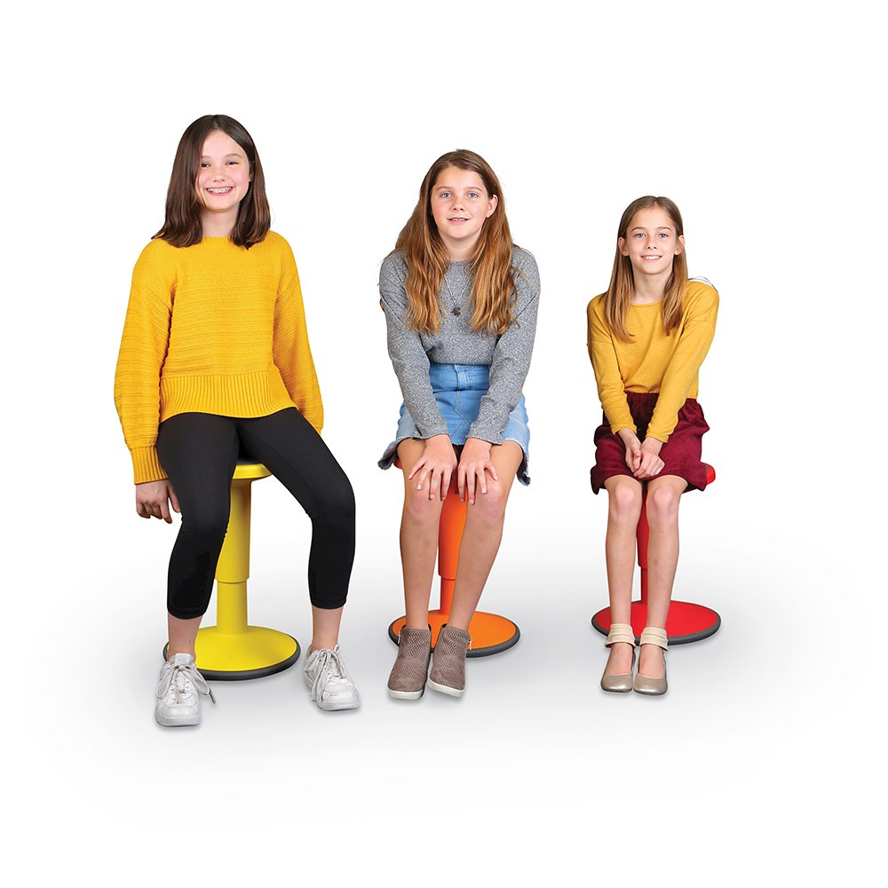 Hierarchy Height Adjustable Grow Stool- Short Stool (Grey). Picture 5