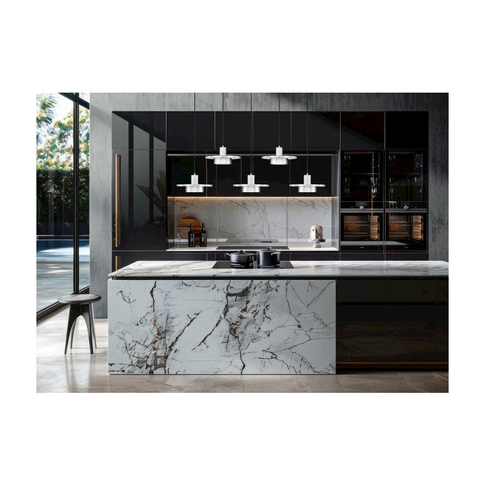 Z-Lite 5 Light Linear Chandelier, Brushed Nickel. Picture 6