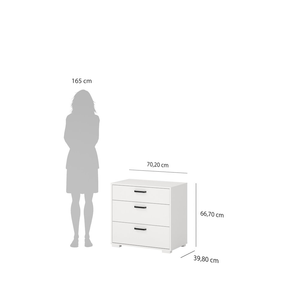 3 Drawer Chest. Picture 6