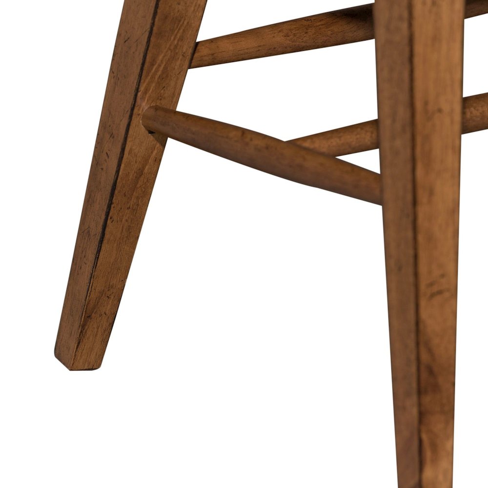 Hearthstone Ridge Windsor Back Arm Chair in Tobacco. Picture 9