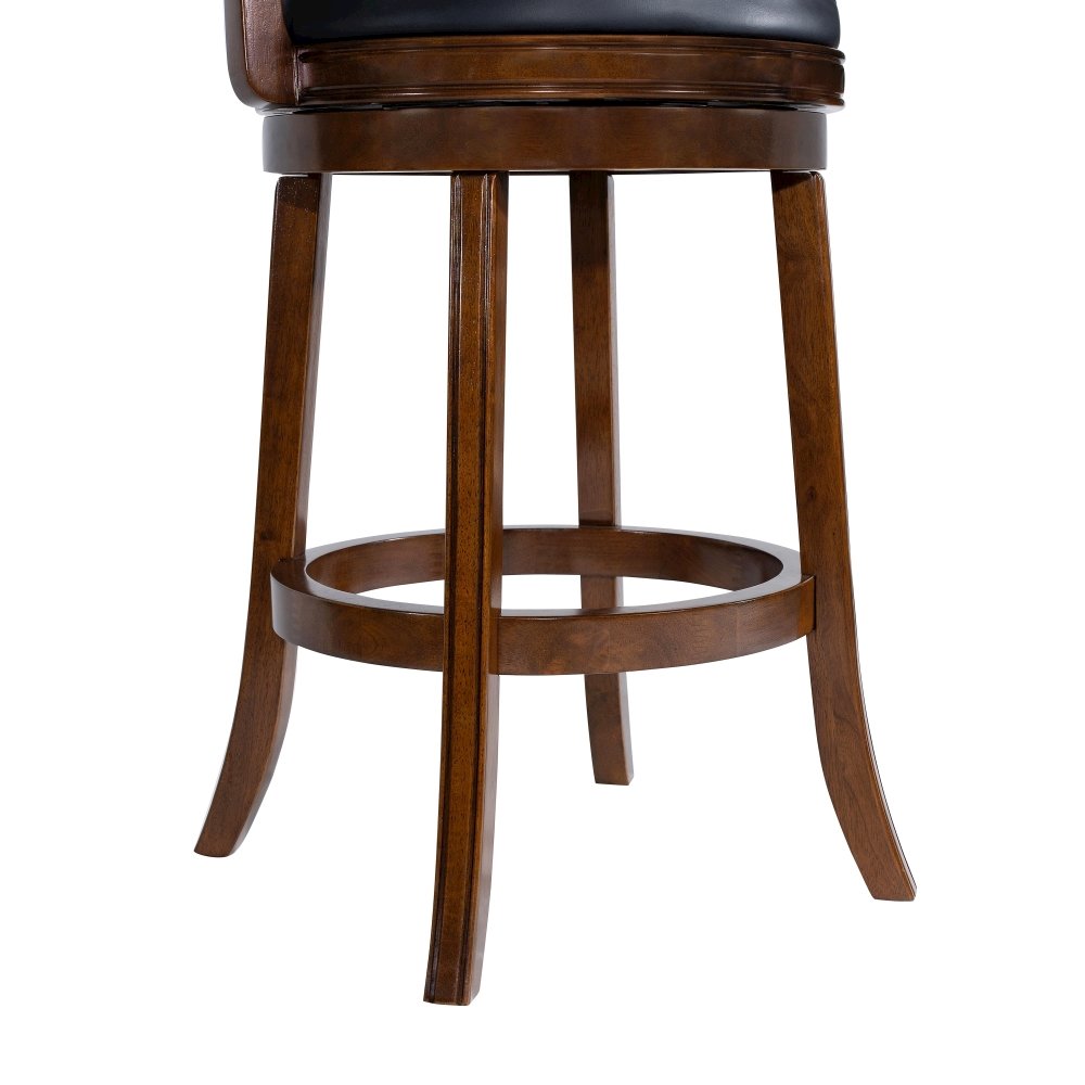 Balen Swivel Bar Stool -Cappuccino Finish. Picture 6