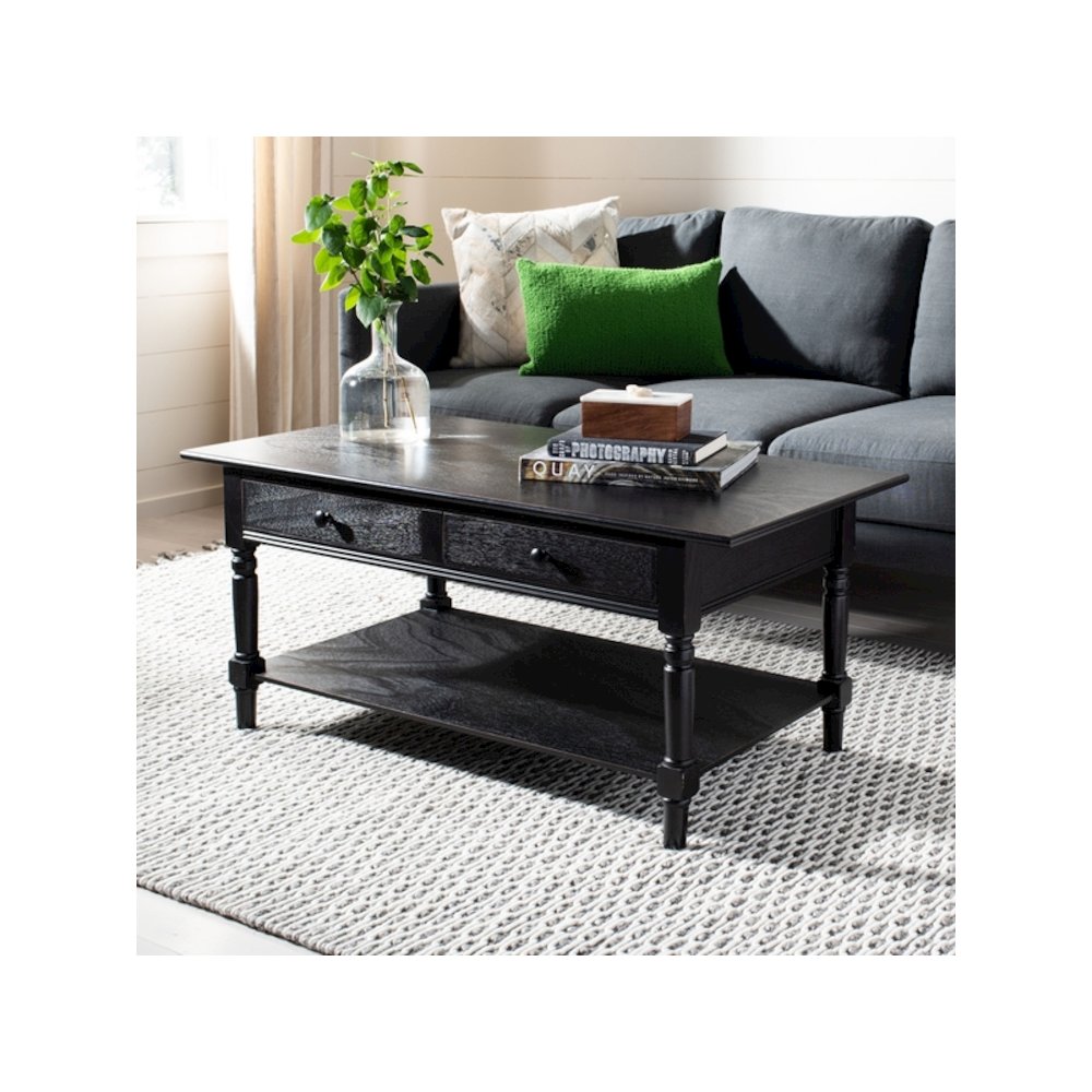 BORIS 2 DRAWER COFFEE TABLE, AMH5706B. Picture 3