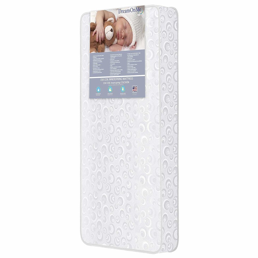 Dream On Me, 150 Ultra Coil Inner Spring Standard Crib & Toddler Mattress. Picture 1