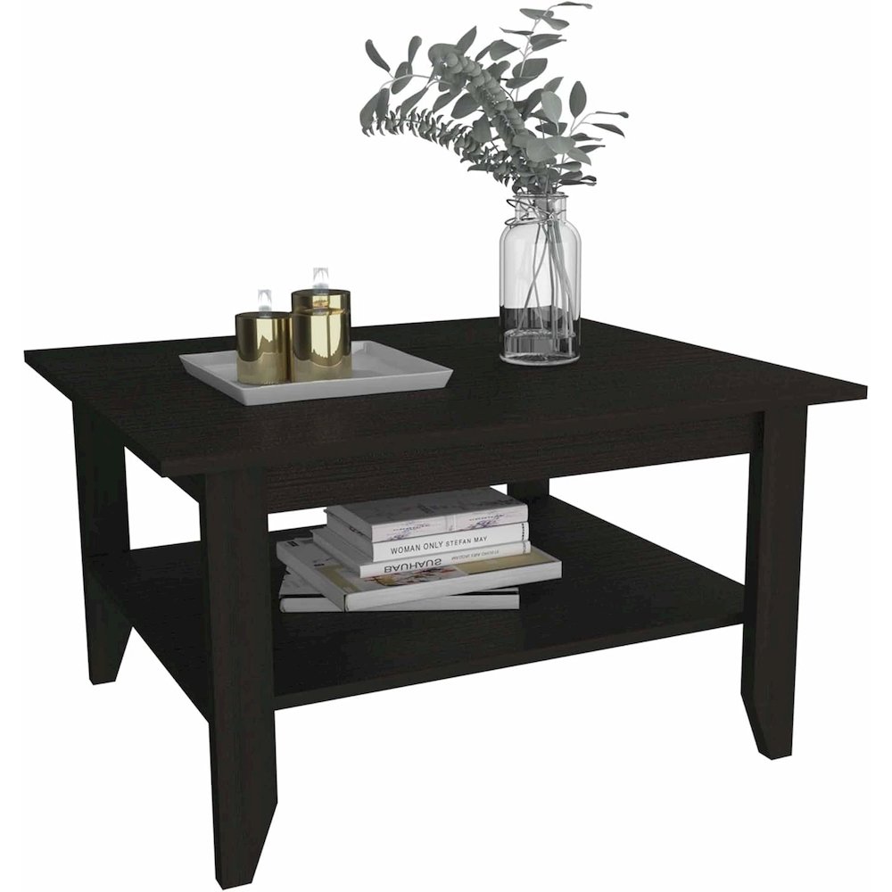 Essential Coffee Table Black MDF. Picture 2