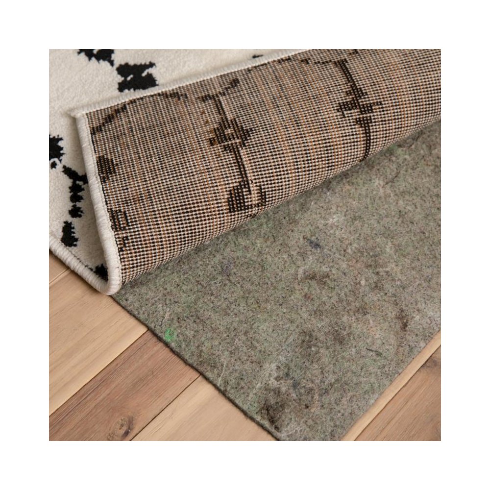 Slide-Stop® Multi-Surface Reversible Non-Slip Cushion Rug Pad, 1/4" Thick, Floor Protection, for 5'x8' Area Rug, Gray. Picture 1