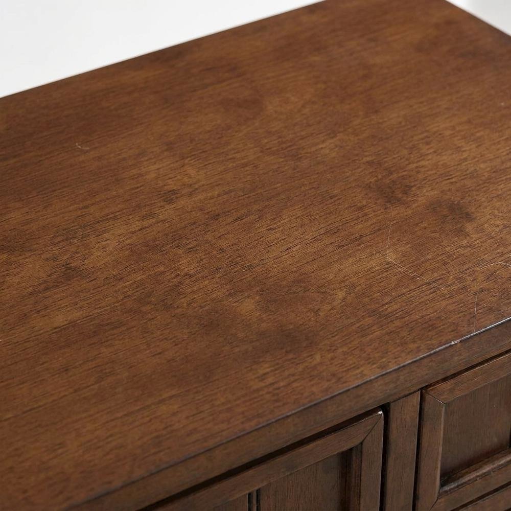 Entryway Hall Table, Espresso, 3 Drawers, 2 Shelves. Picture 5