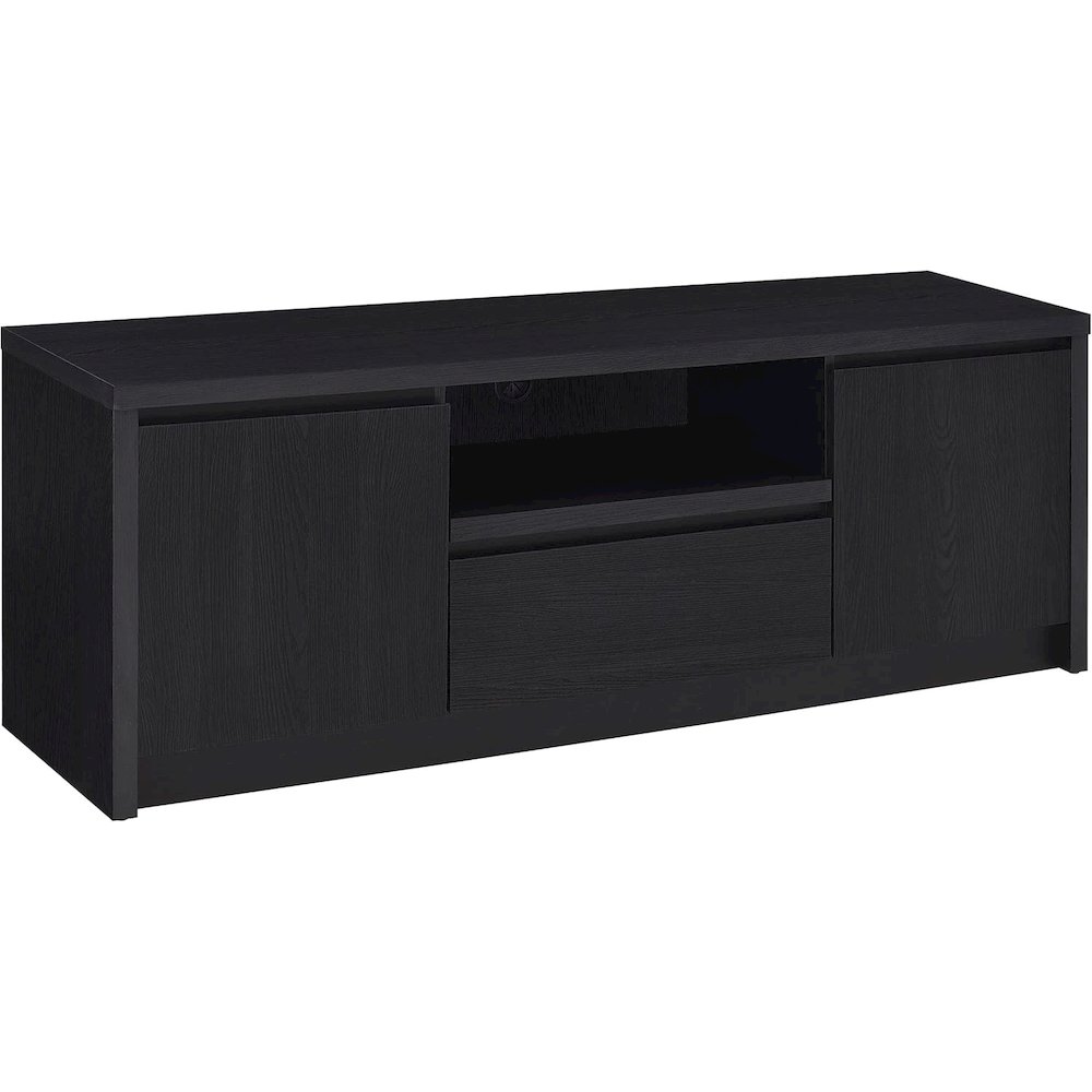 Winfield 60-inch 2-door TV Stand Media Console Black. Picture 1