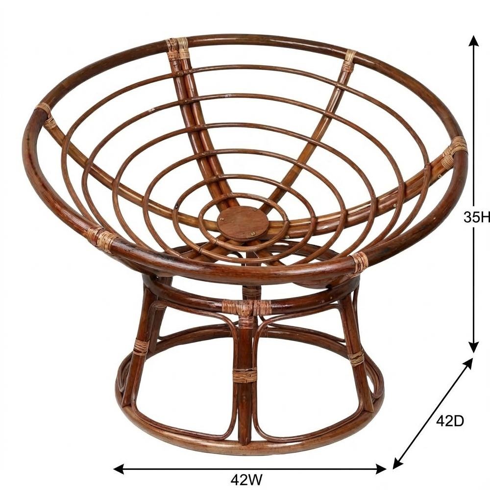 42-inch Rattan Papasan Chair Frame Only. Picture 4