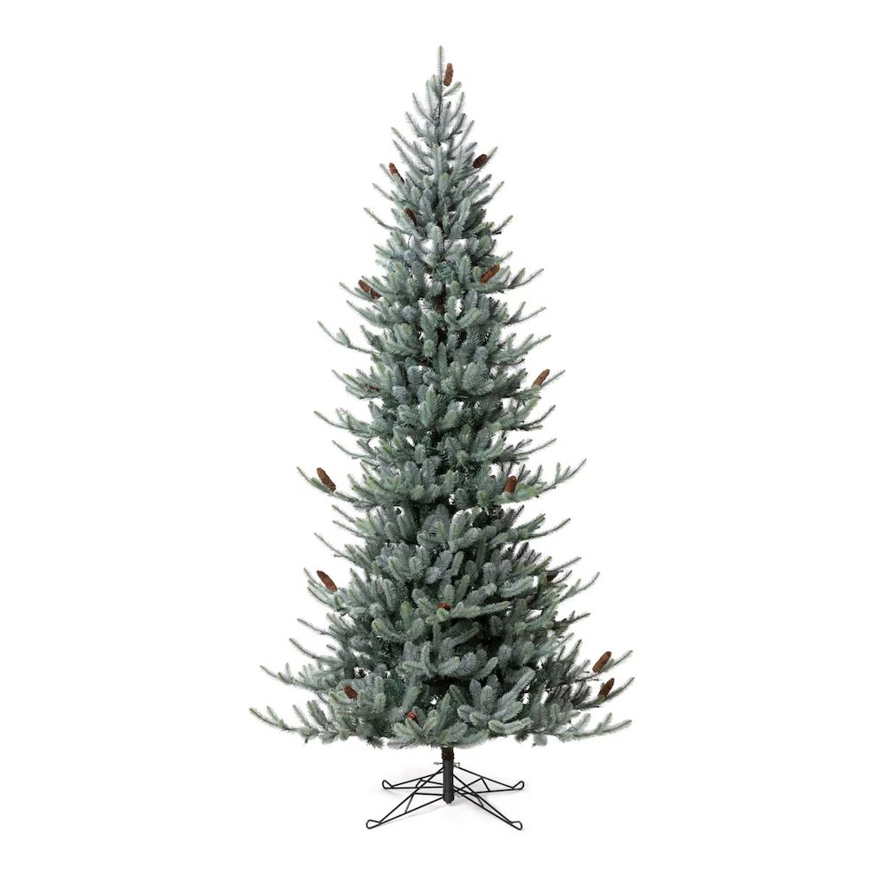 Blue Spruce Slim Christmas Tree, 9'. Picture 1