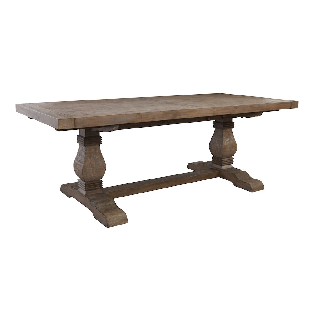 Quincy Reclaimed Pine Extension 84"-114" Dining Table. Picture 1
