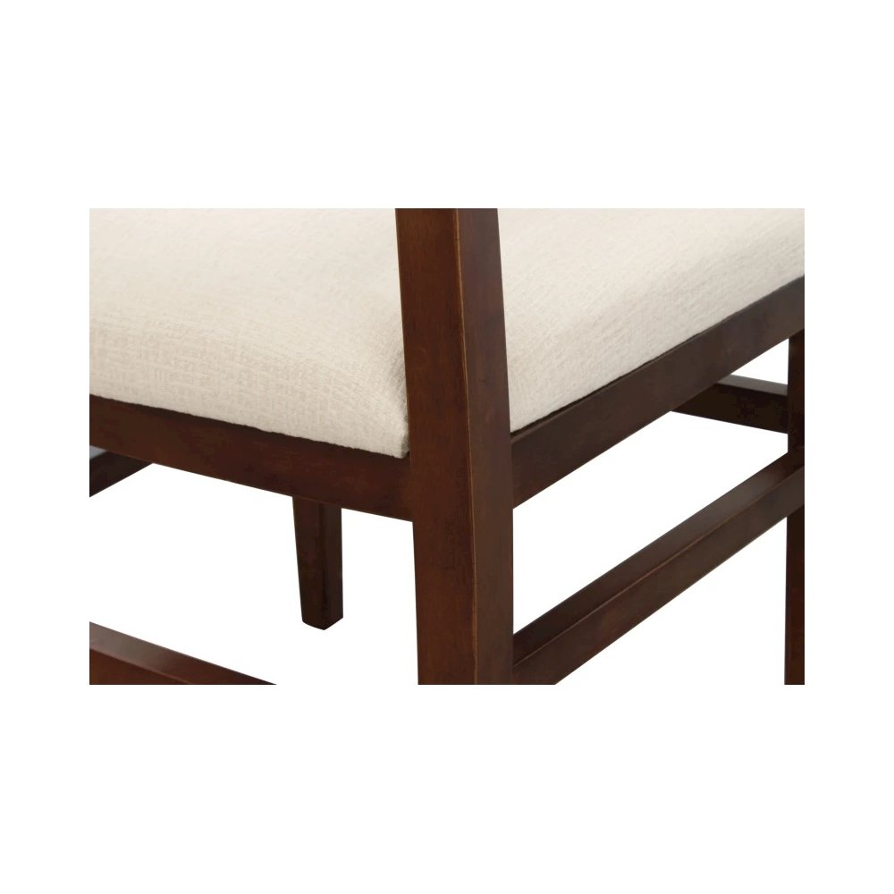 Hartford Mid-Century Modern Dining Chair with Performance Fabric Upholstery. Picture 9