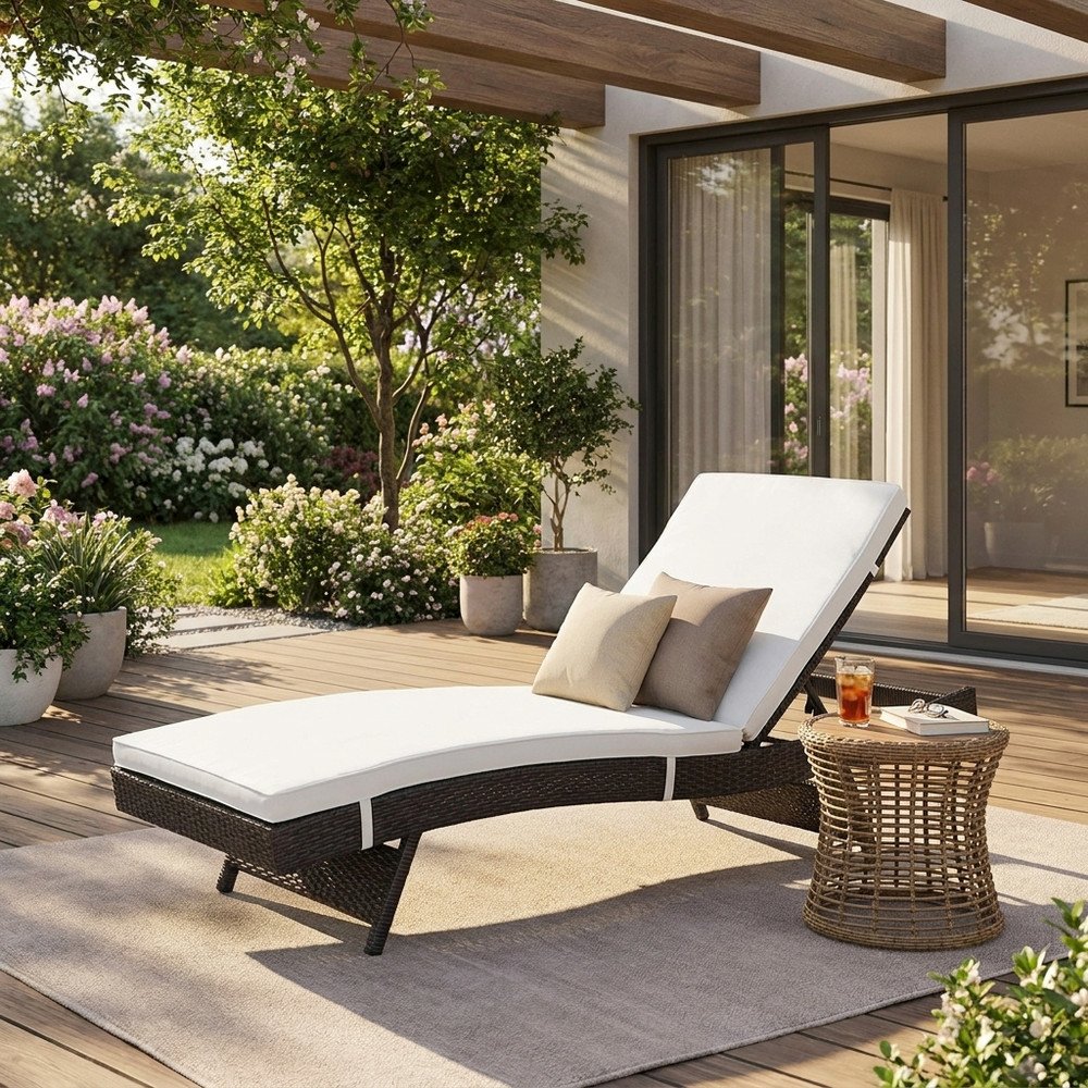 Peer Outdoor Patio Chaise. Picture 3