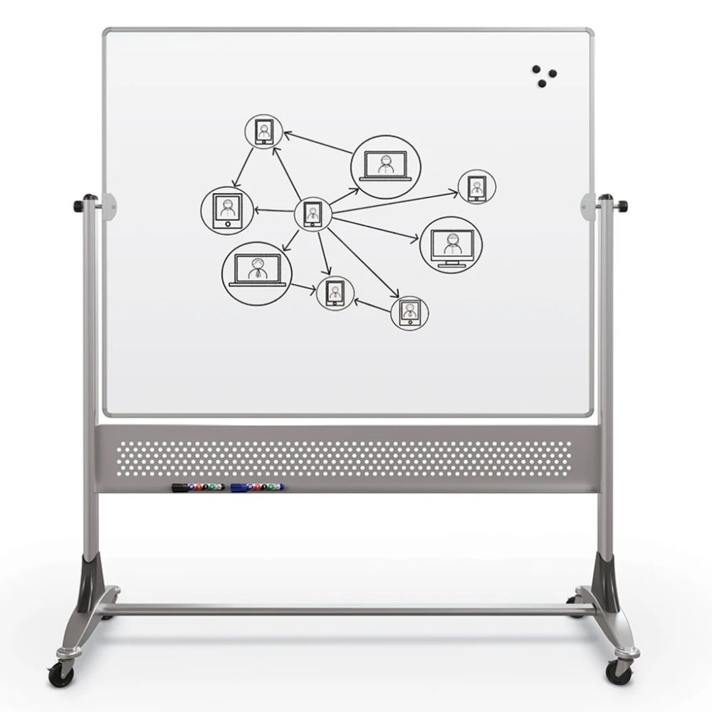 Porcelain Markerboard/Natural Cork - 4X6. Picture 2