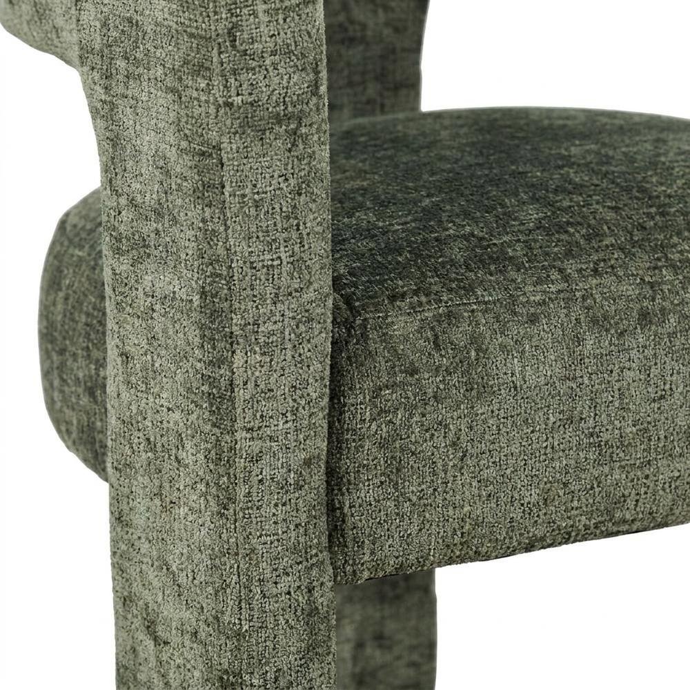 Jacquard Sculpture Accent Chair for Living Room or Bedroom, Forest. Picture 7