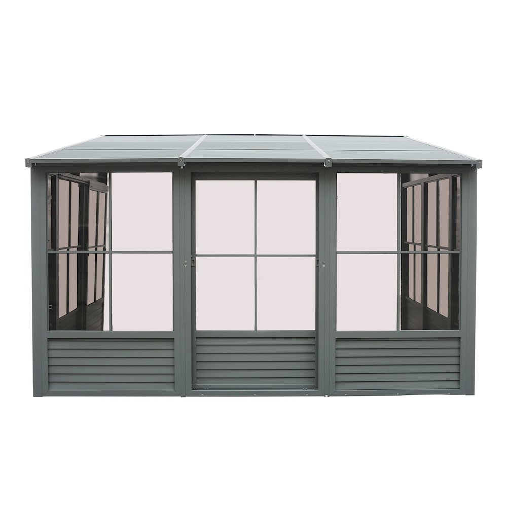 Florence Add-A-Room with Metal Roof 10 Ft. x 16 Ft. in Slate. Picture 1