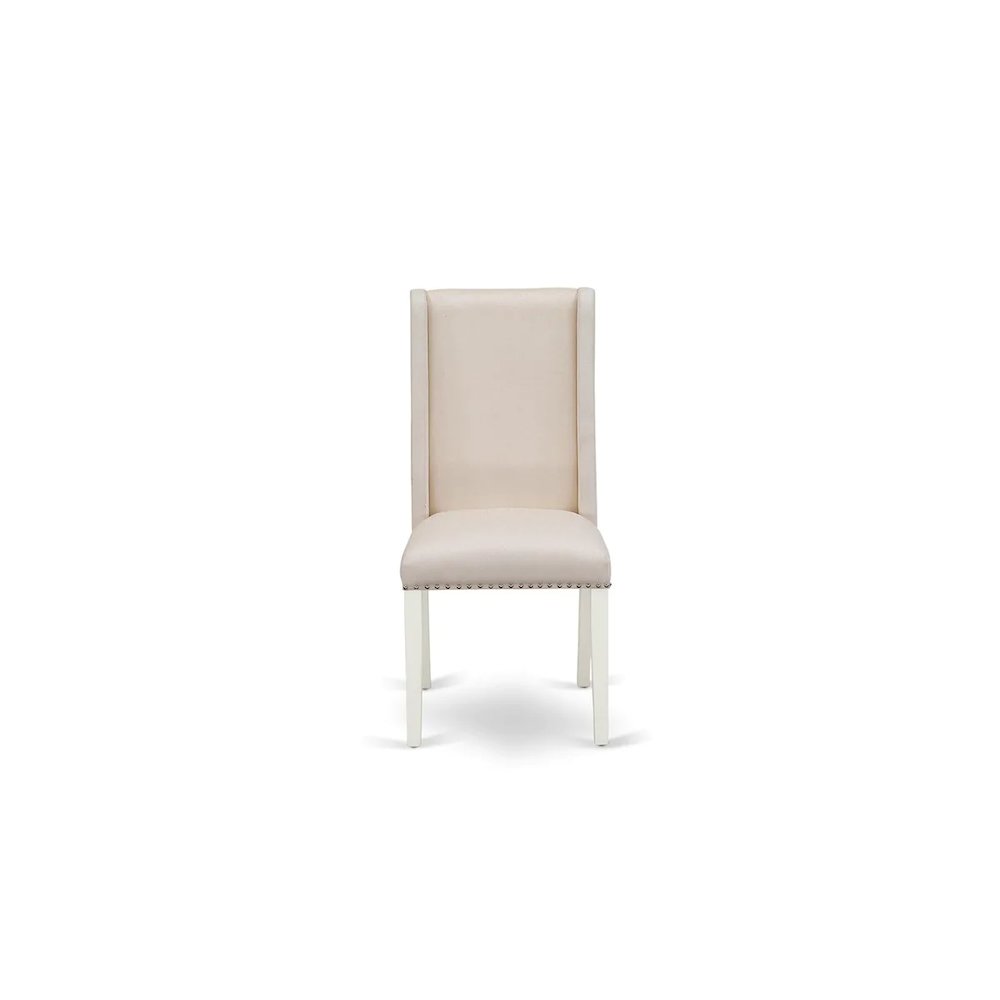 Dining Room Set Linen White, SHFL3-WHI-01. Picture 4