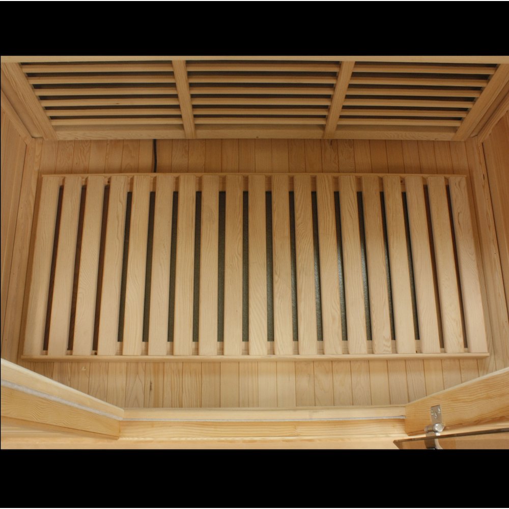 Seattle 2-Person Low EMF (Under 8MG) FAR Infrared Sauna (Canadian Hemlock). Picture 8