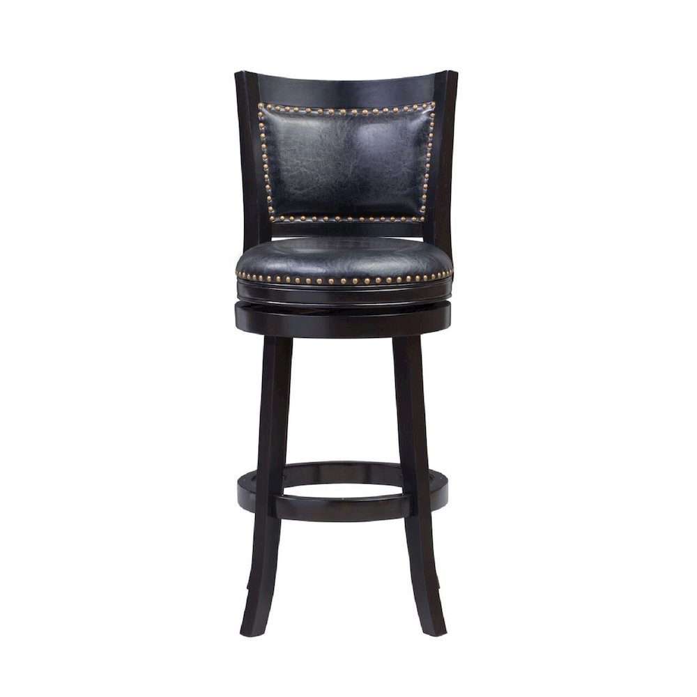 Bristol Swivel Bar Stool - Black. Picture 2