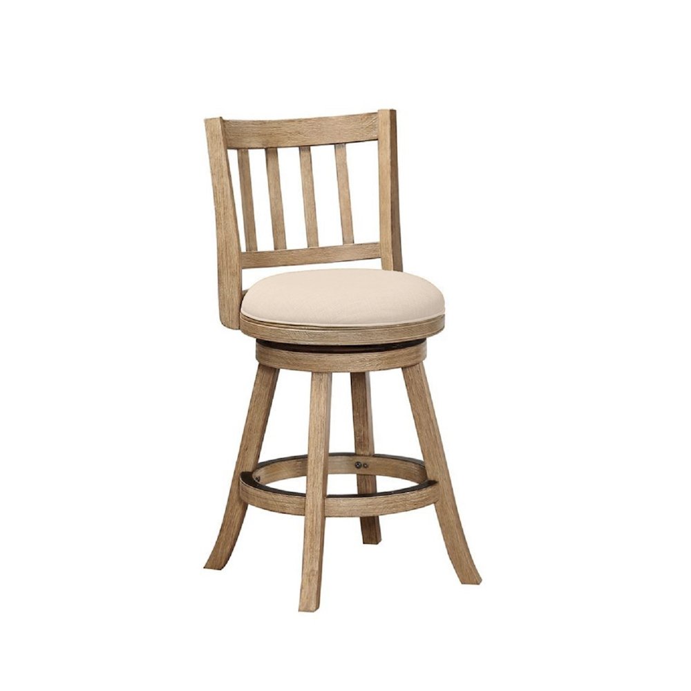 Sheldon Swivel Counter Stool - Oatmeal. Picture 1