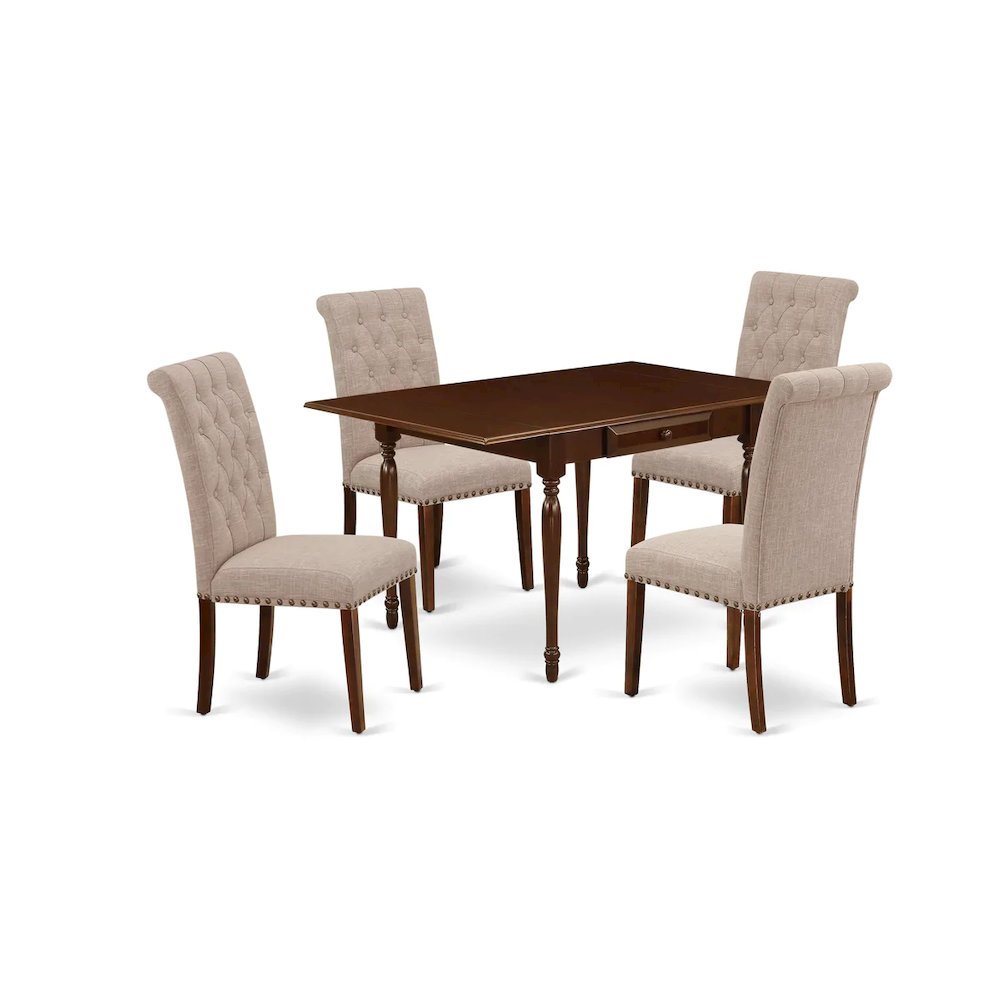 Dining Room Set Mahogany, MZBR5-MAH-04. Picture 1