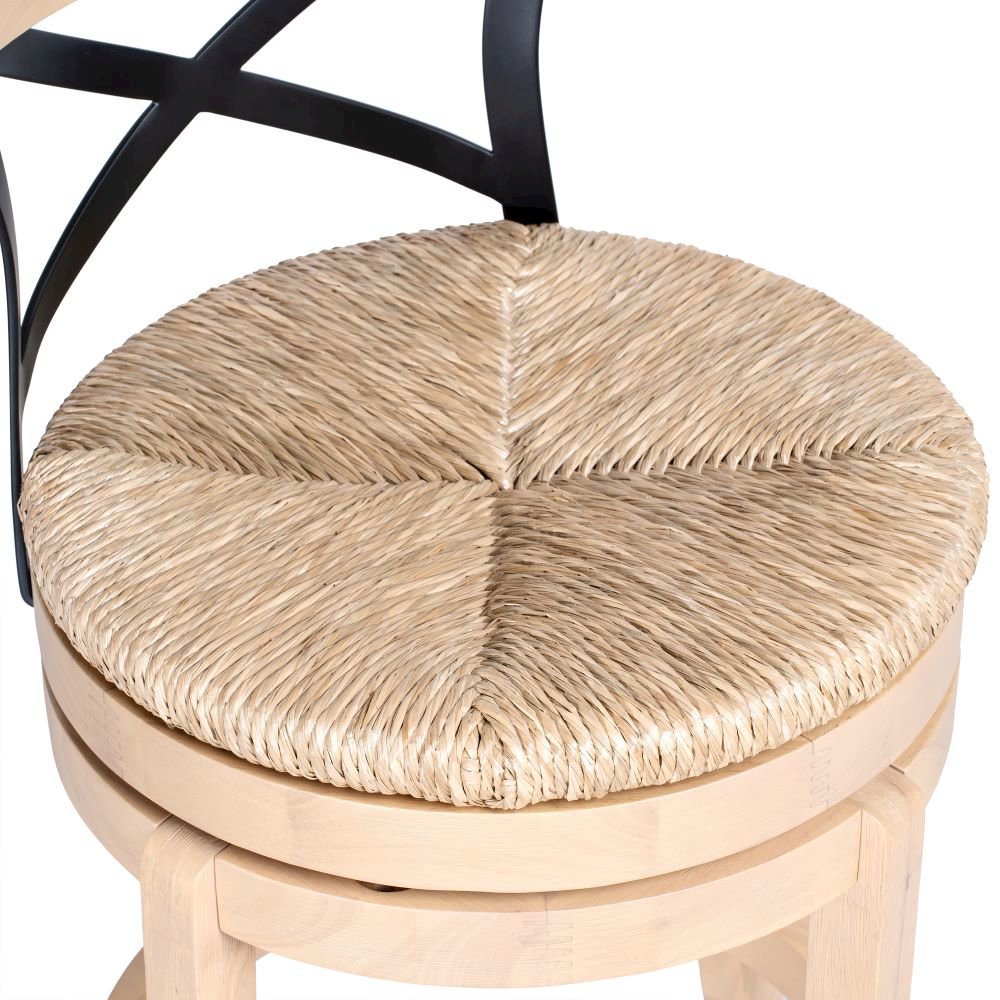 Myrtle Swivel Counter Stool - Blonde Oak. Picture 7